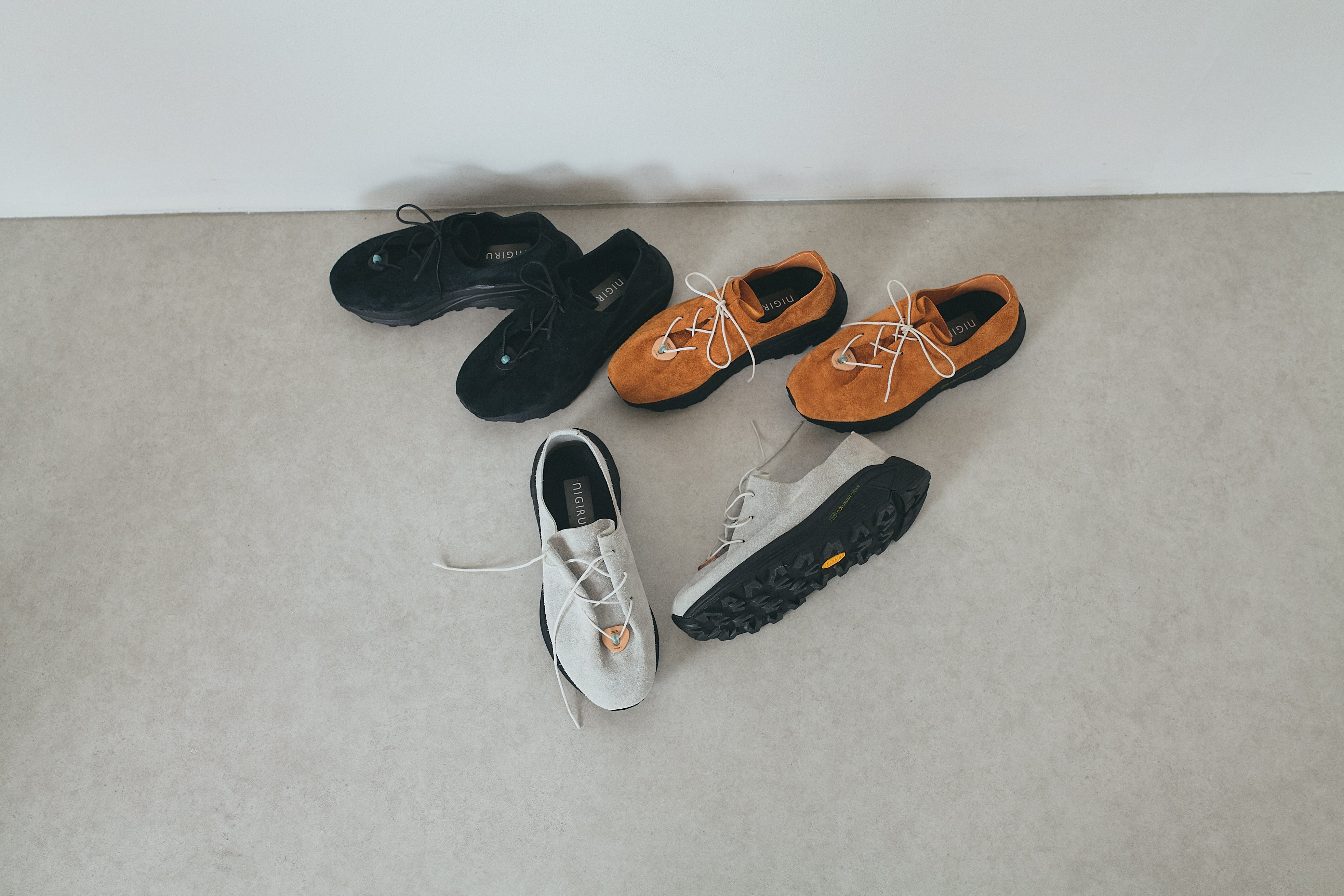 インナー鼻緒シューズ_レースアップ NR25_001WHT