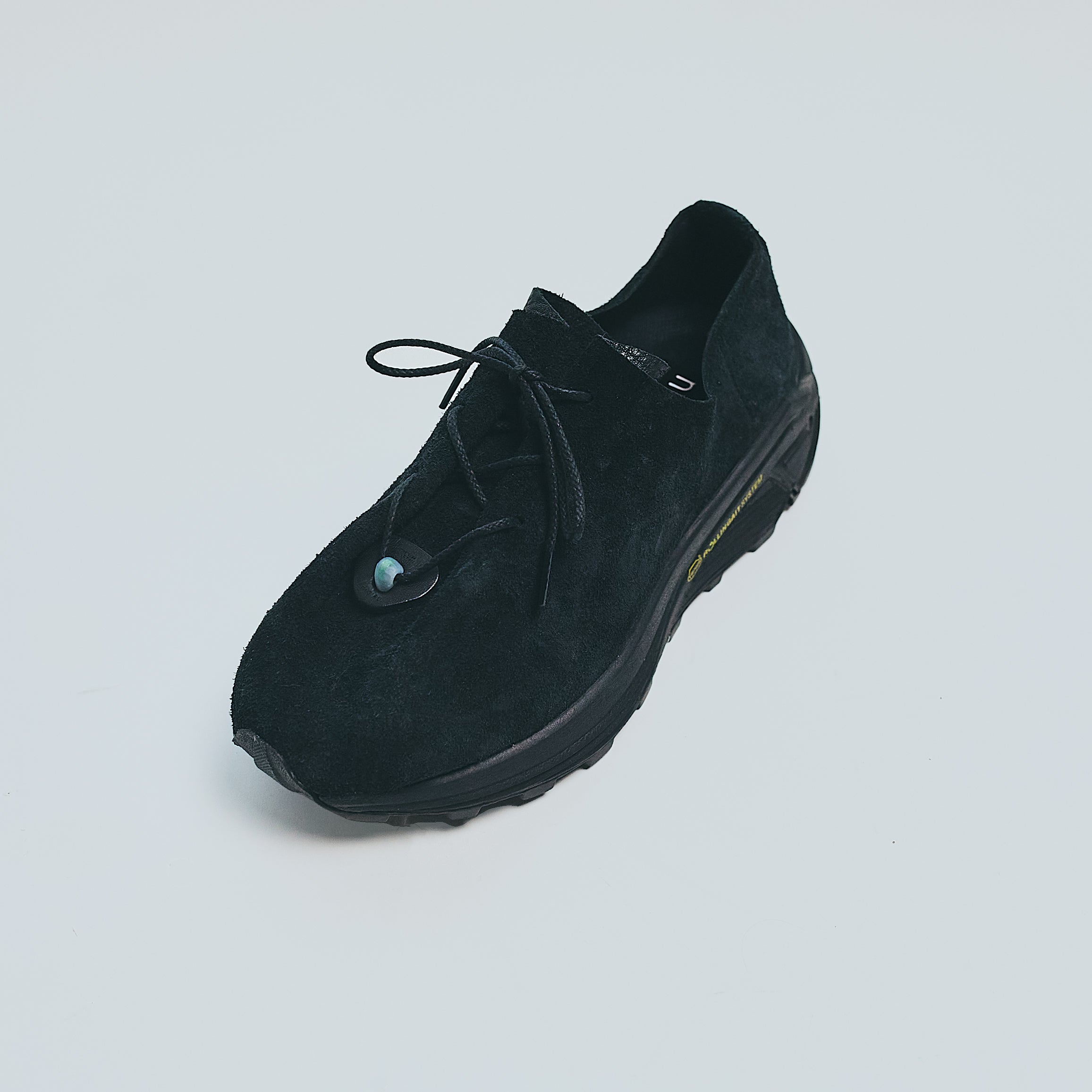 インナー鼻緒シューズ_レースアップ NR25_001BLK